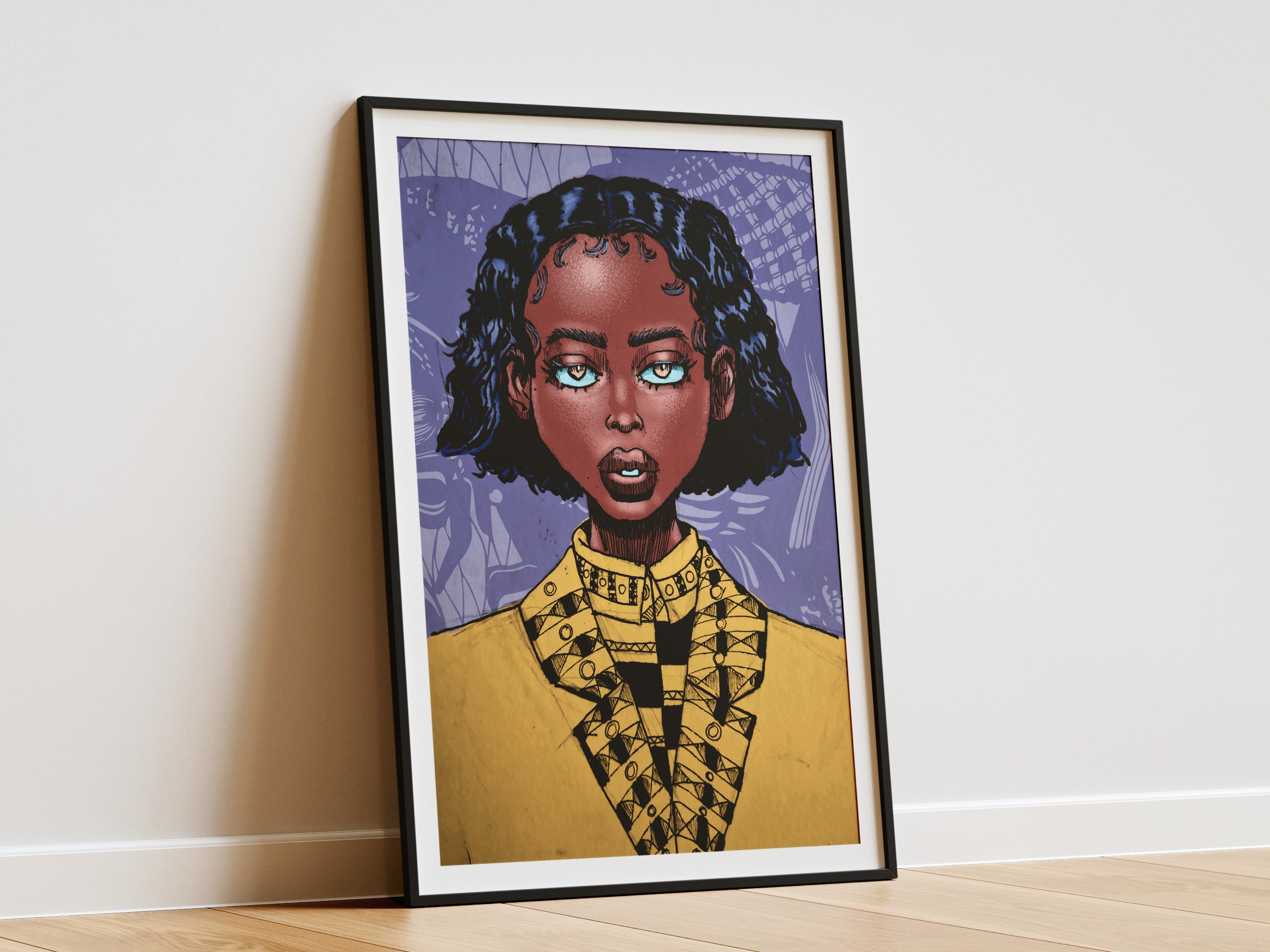 Piercing Eyes Print