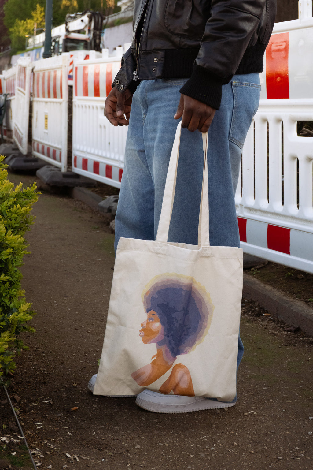 Afro Girl Tote-Bag