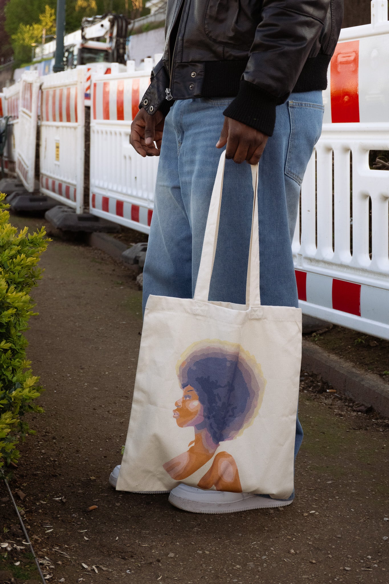 Afro Girl Tote-Bag