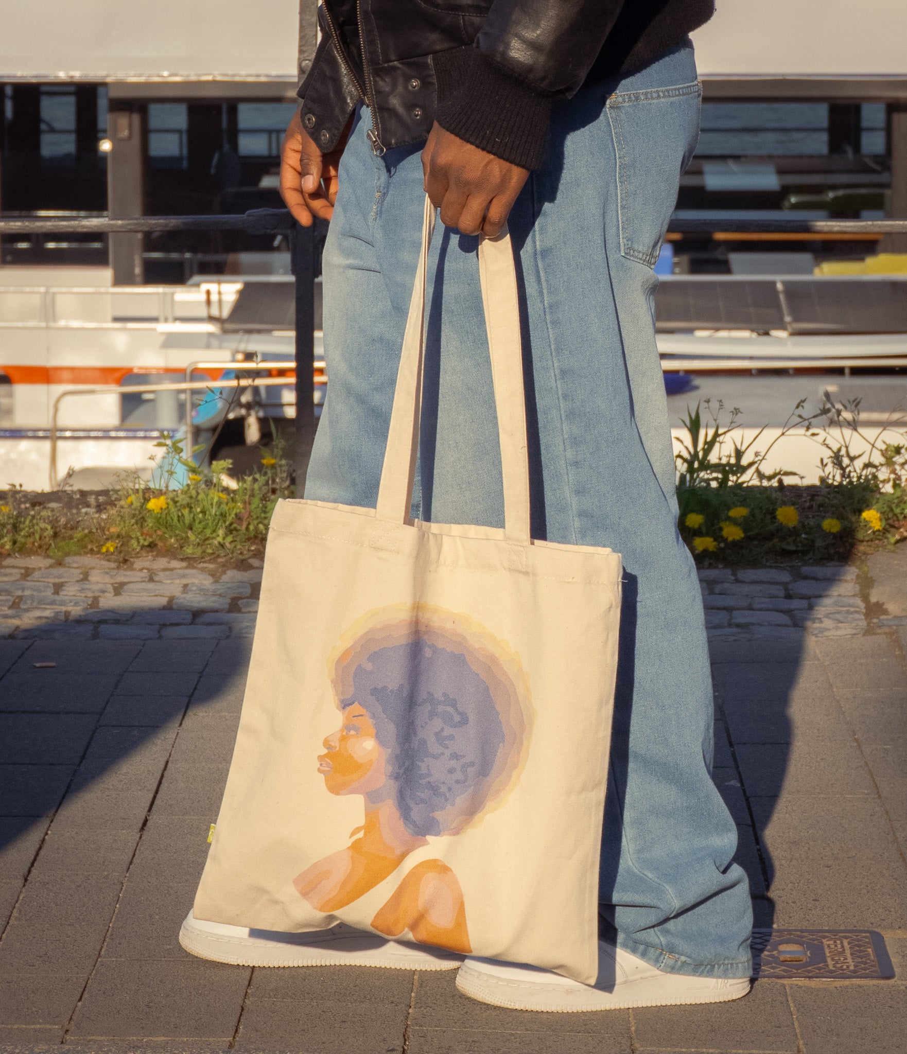 Afro Girl Tote-Bag