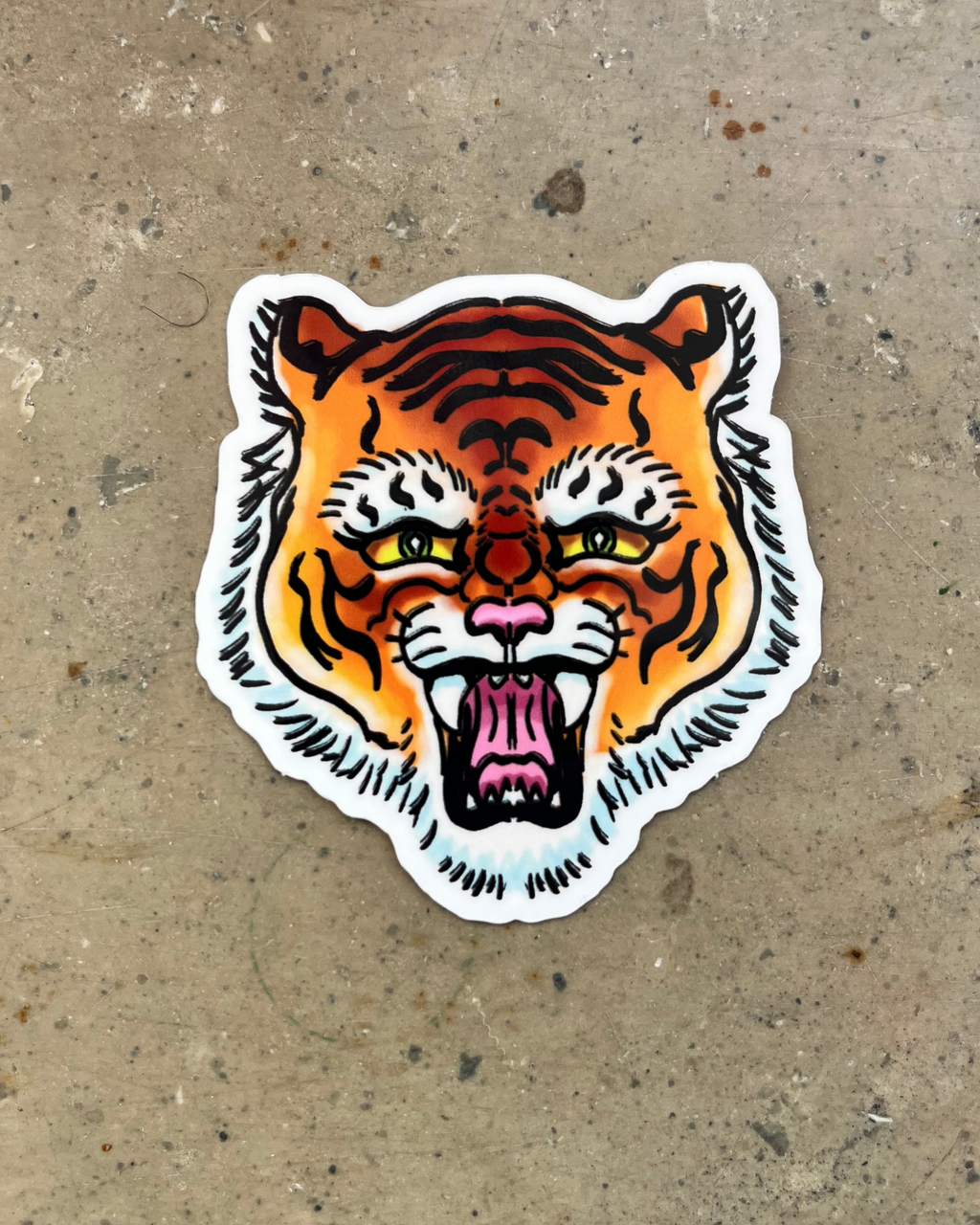 Furious Tiger Sticker