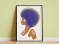 Afro Girl Print