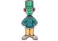 African Mask Boy Sticker