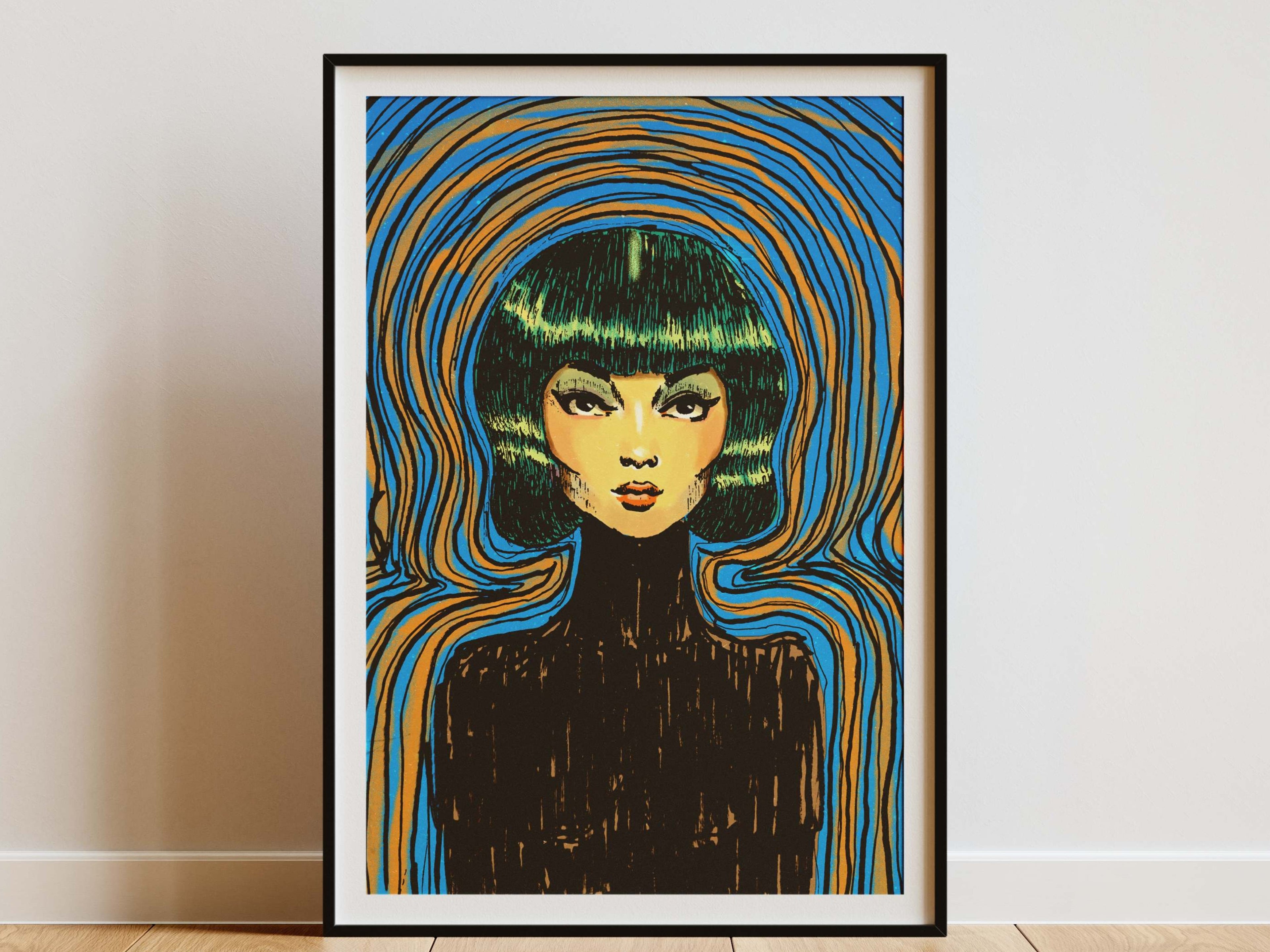 Surreal Lady Print