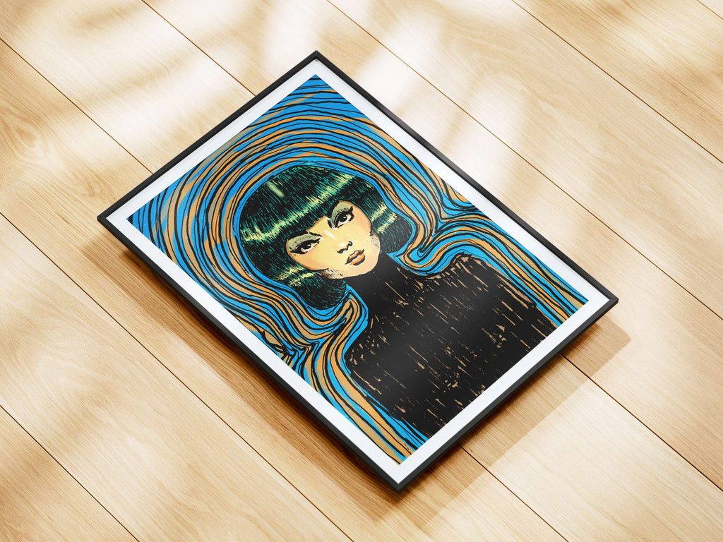 Surreal Lady Print