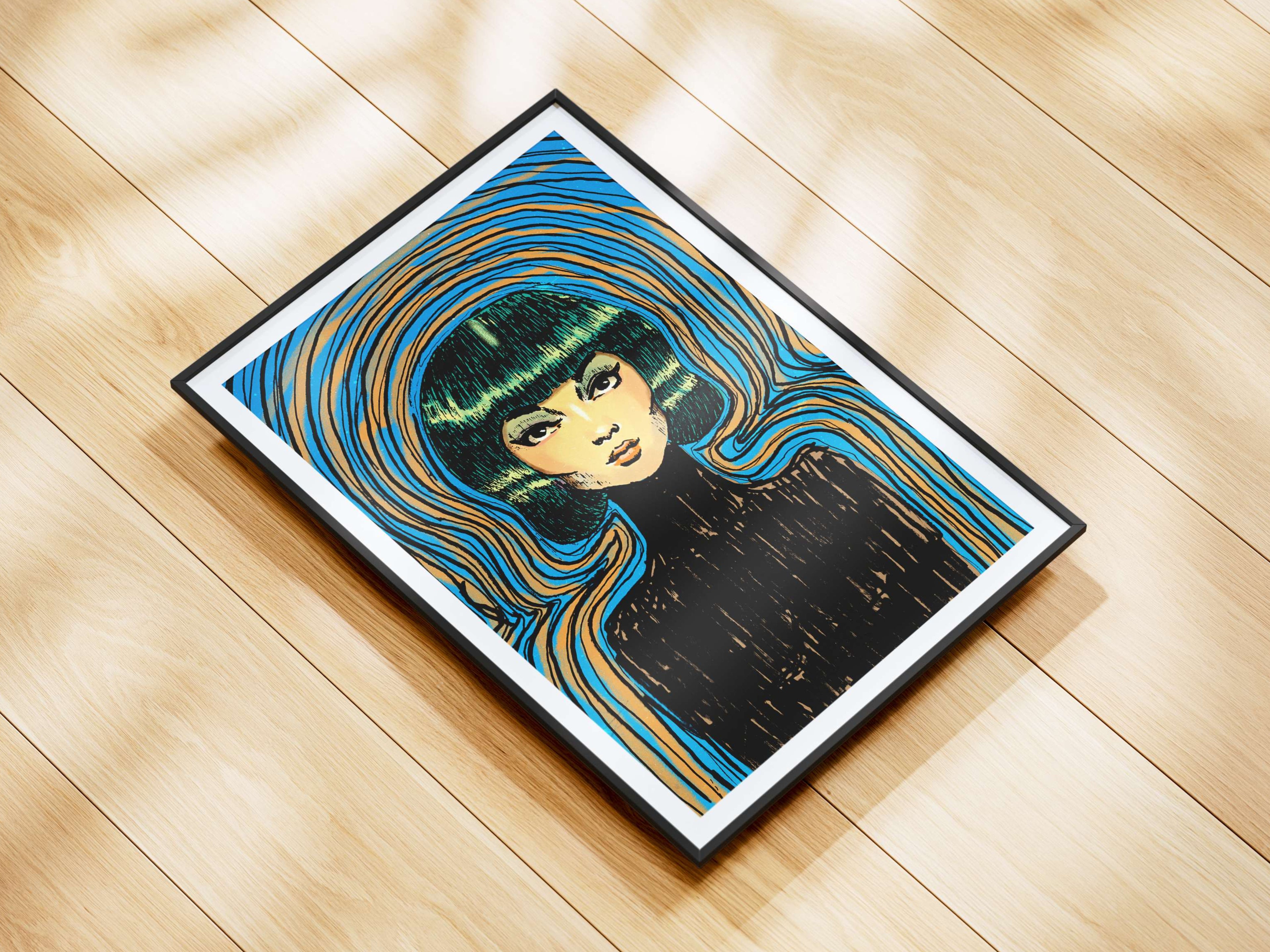 Surreal Lady Print