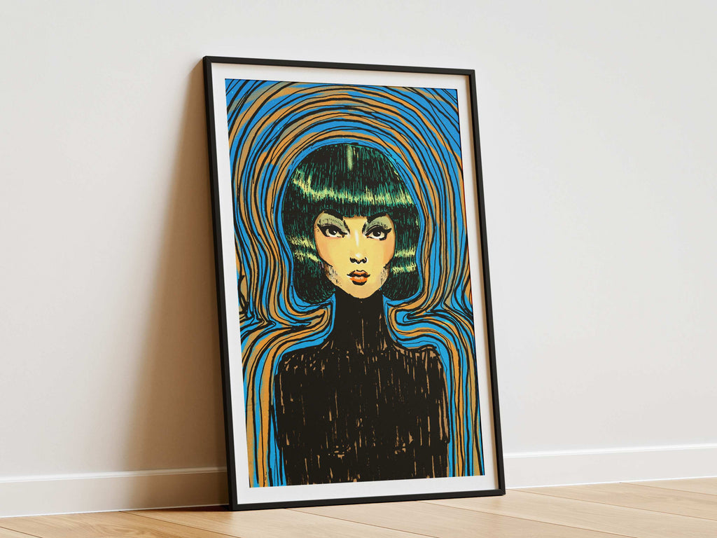 Surreal Lady Print