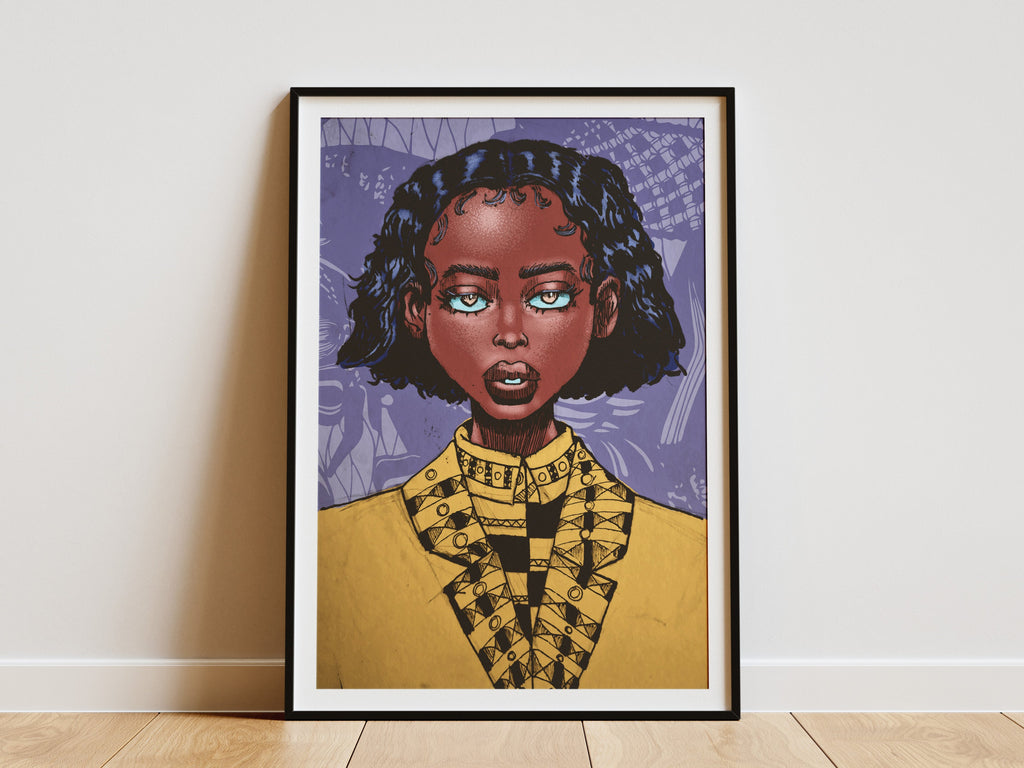 Piercing Eyes Print