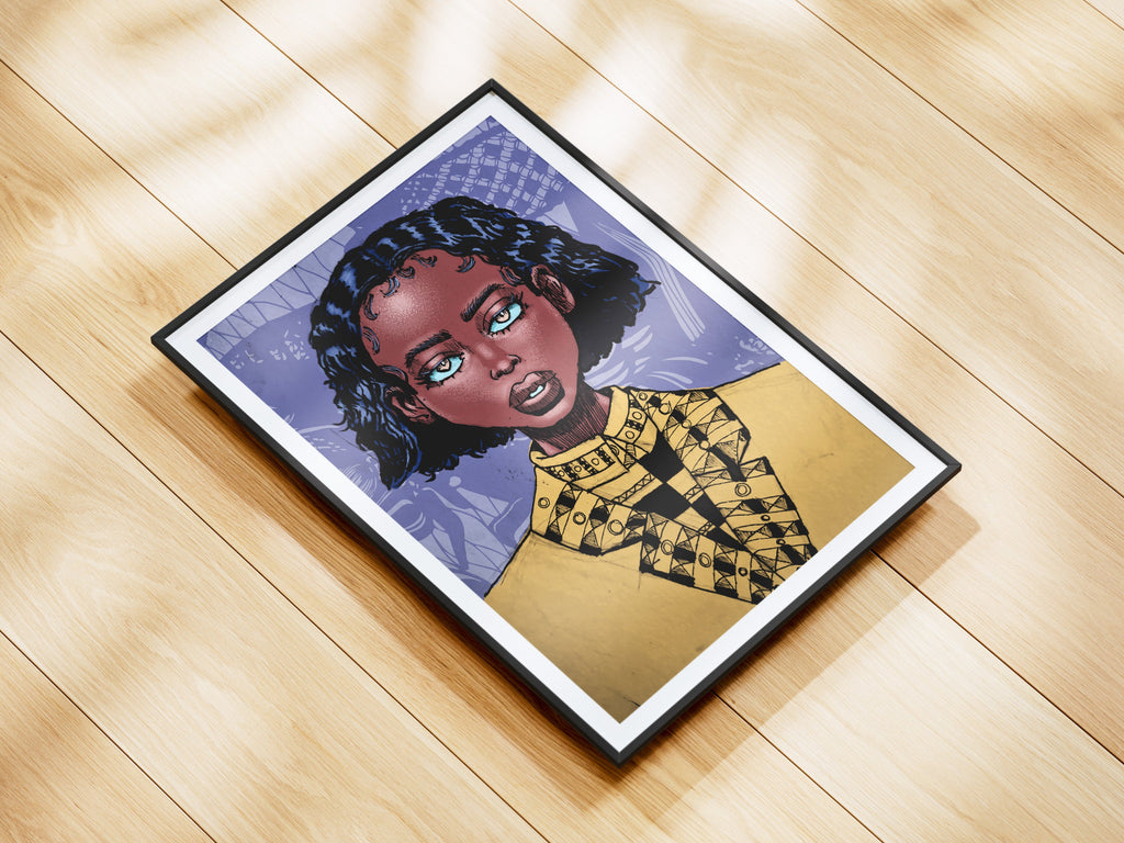 Piercing Eyes Print