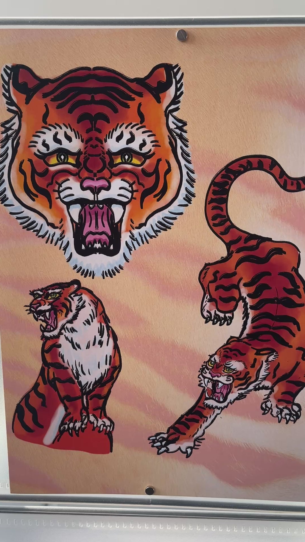 Furious Tiger Print