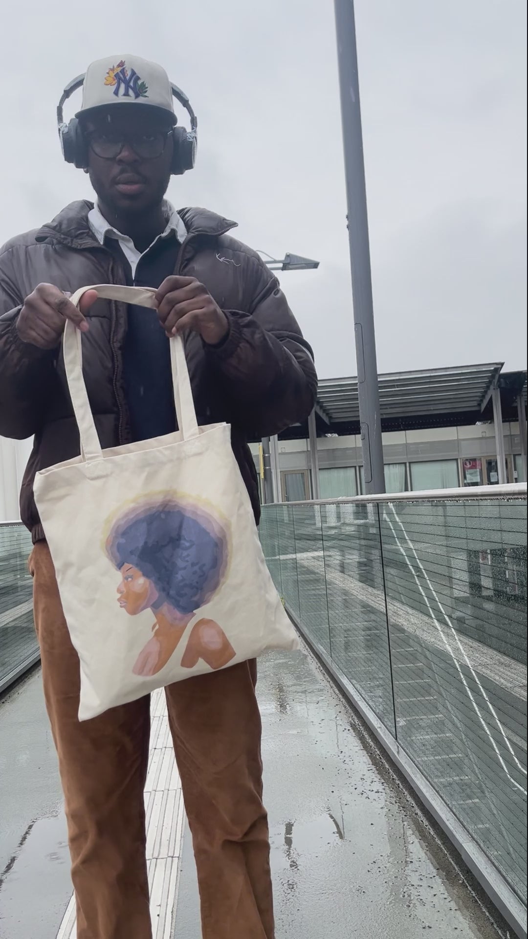 Afro Girl Tote-Bag