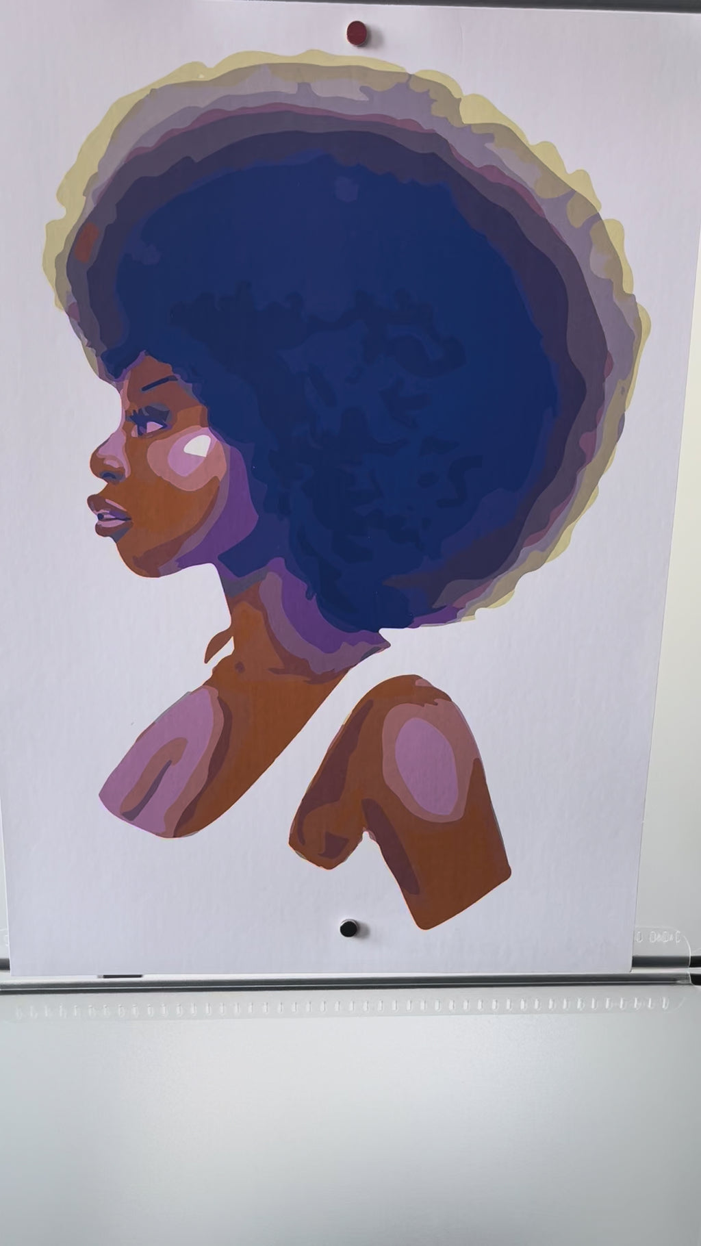 Afro Girl Print