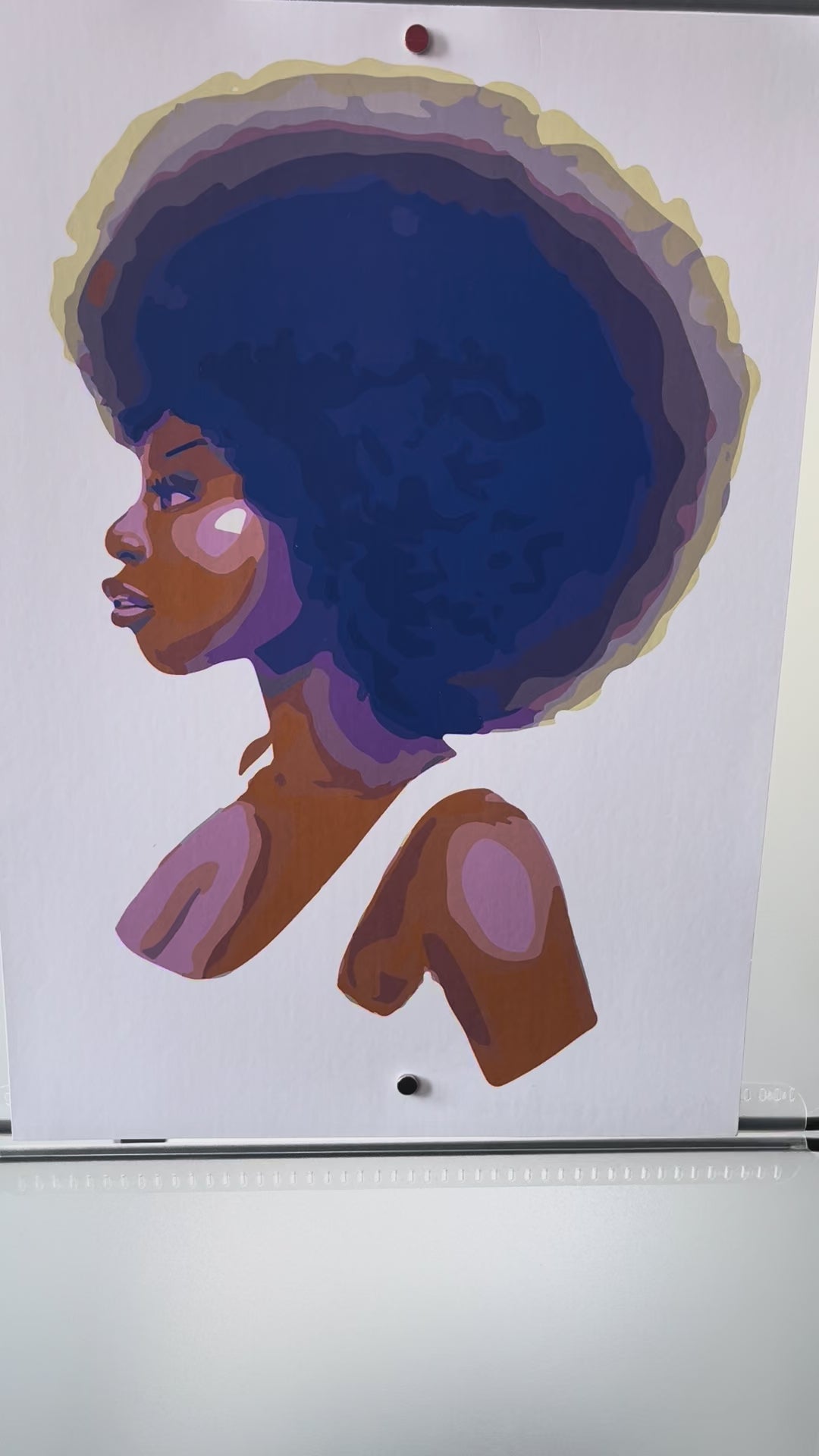 Afro Girl Print