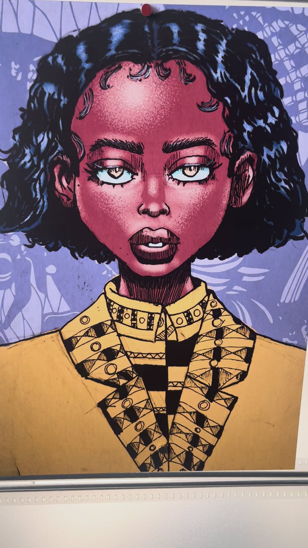 Piercing Eyes Print