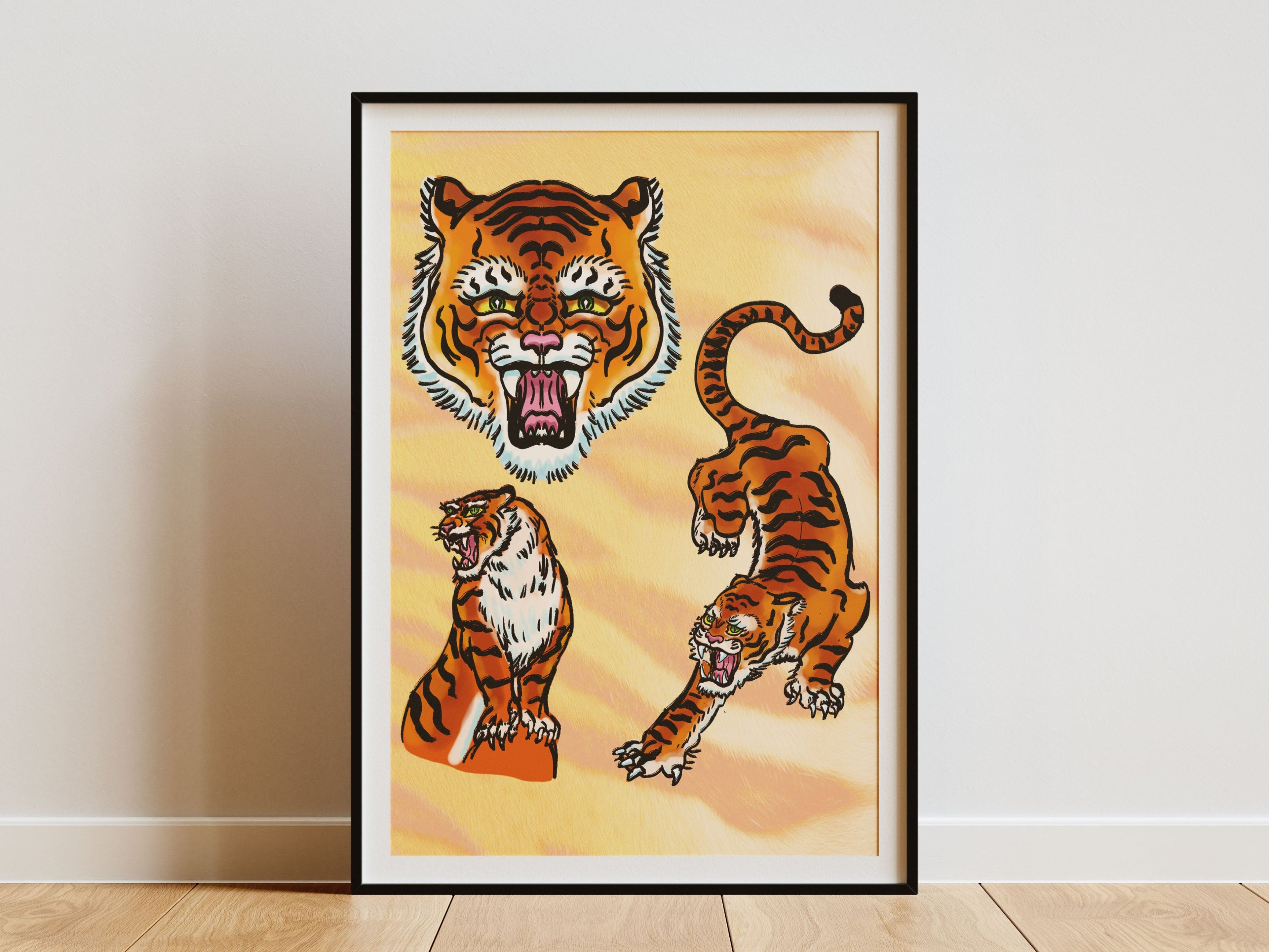 Furious Tiger Print