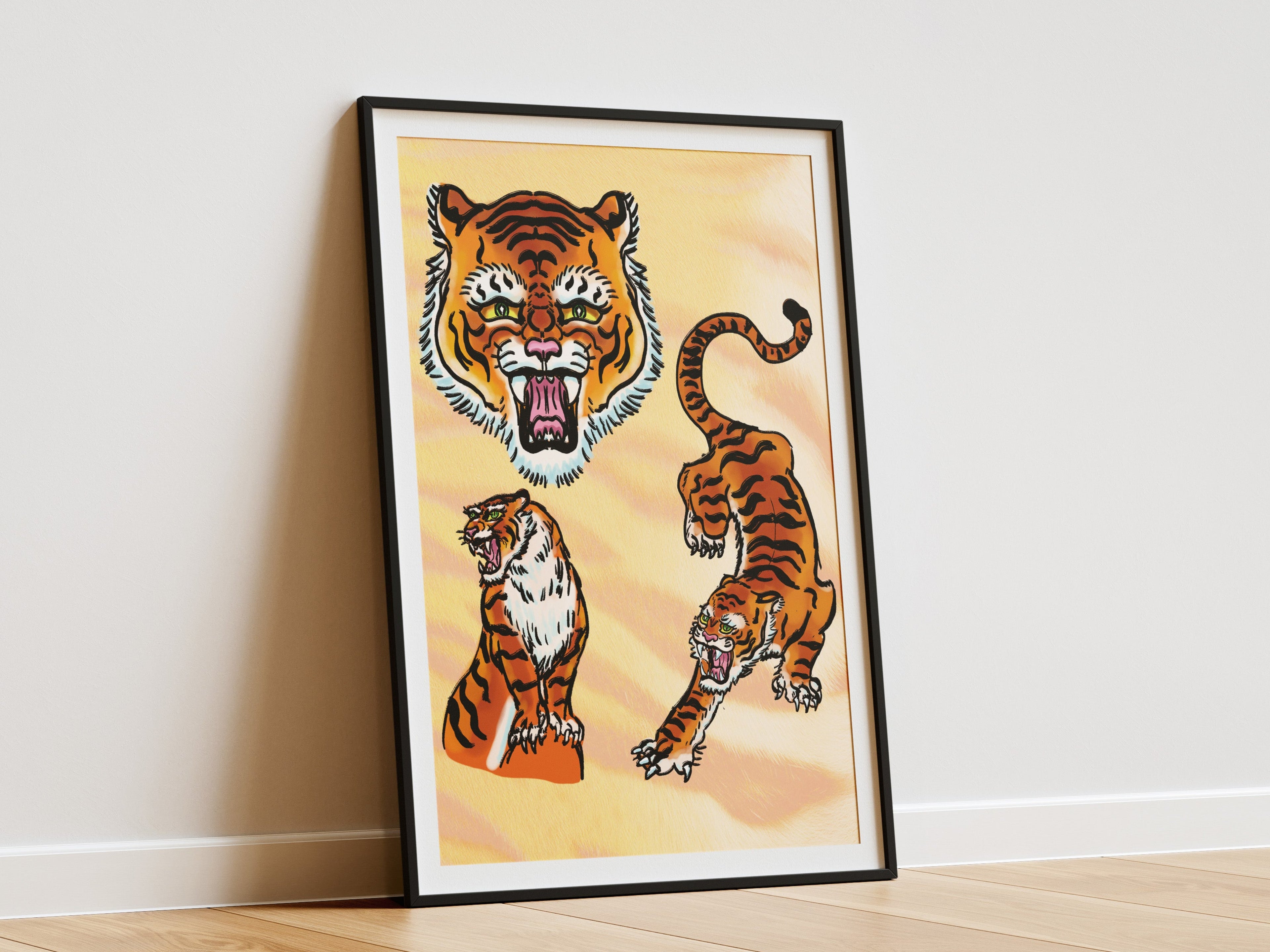 Furious Tiger Print