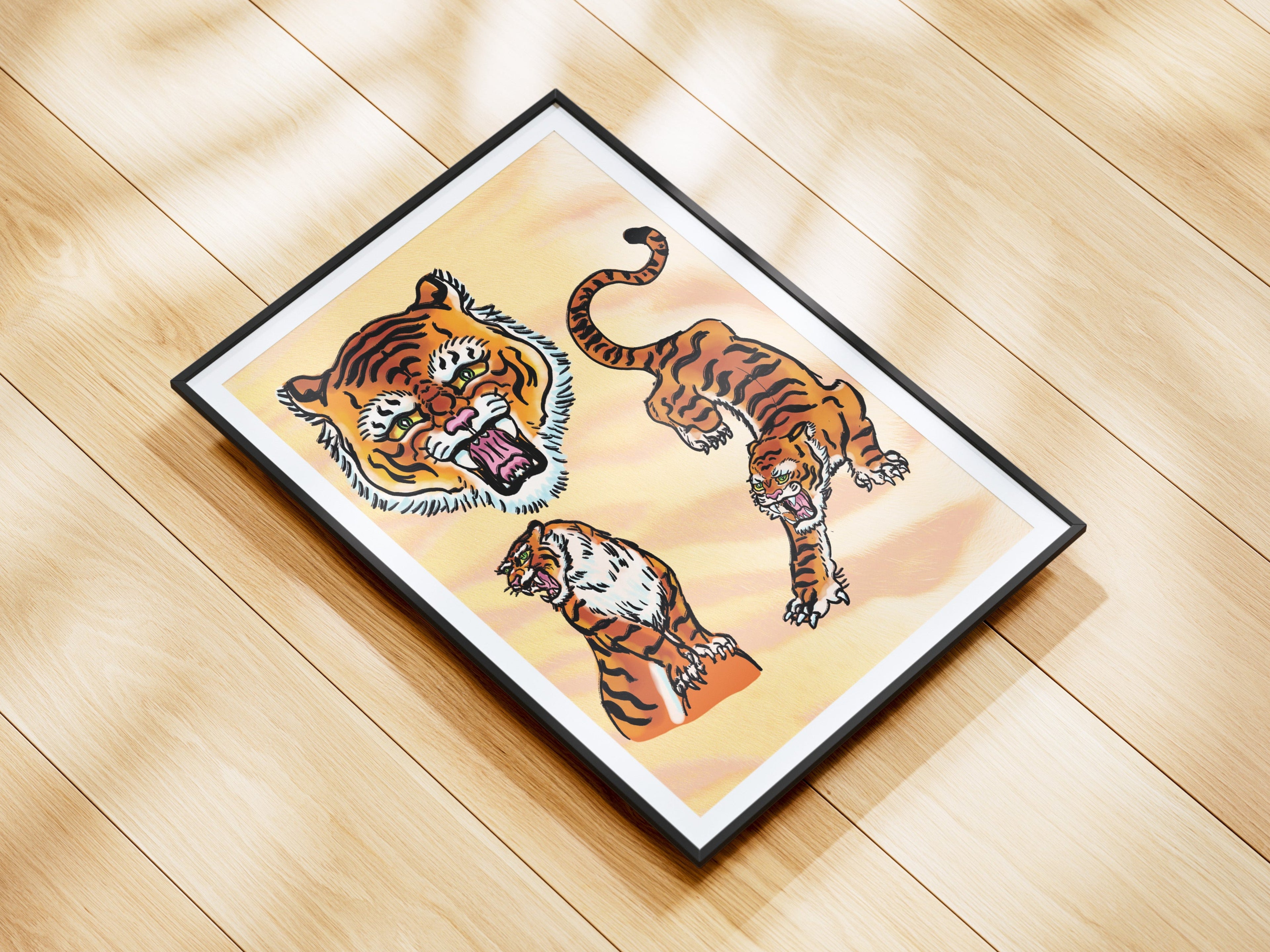 Furious Tiger Print