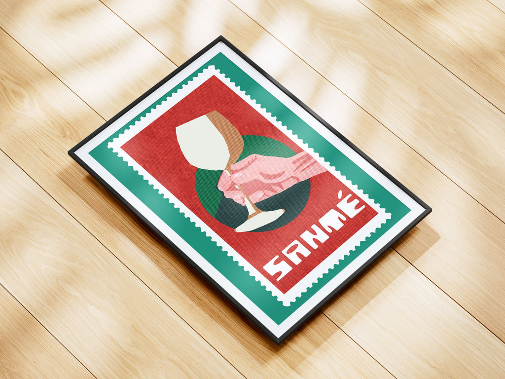 Wine Santé Print